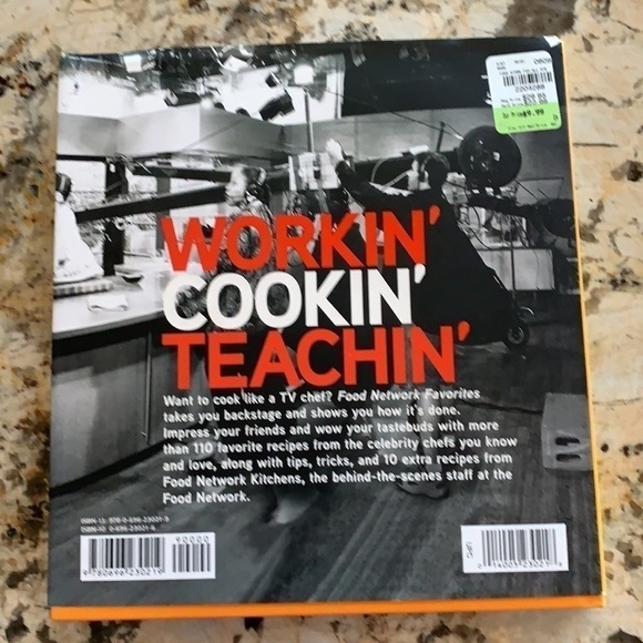 Food Network Favorites Recipe Book with oil stain shown - Picture 3 of 10